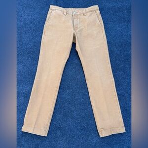 GROWN & SEWN Men’s Foundation Canvas Pants 33 Waist